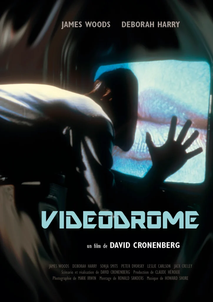 Origines et histoire du cinéma de genre 2ème partie (Années 70 et 80) 10 Affiche de Videodrome (1983)