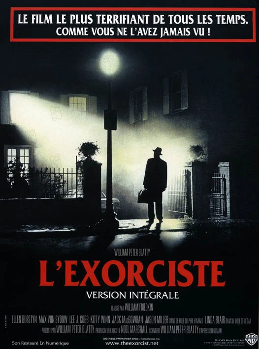 Origines et histoire du cinéma de genre 2ème partie (Années 70 et 80) 2 Affiche de L'exorciste- William Friedkin (1973)