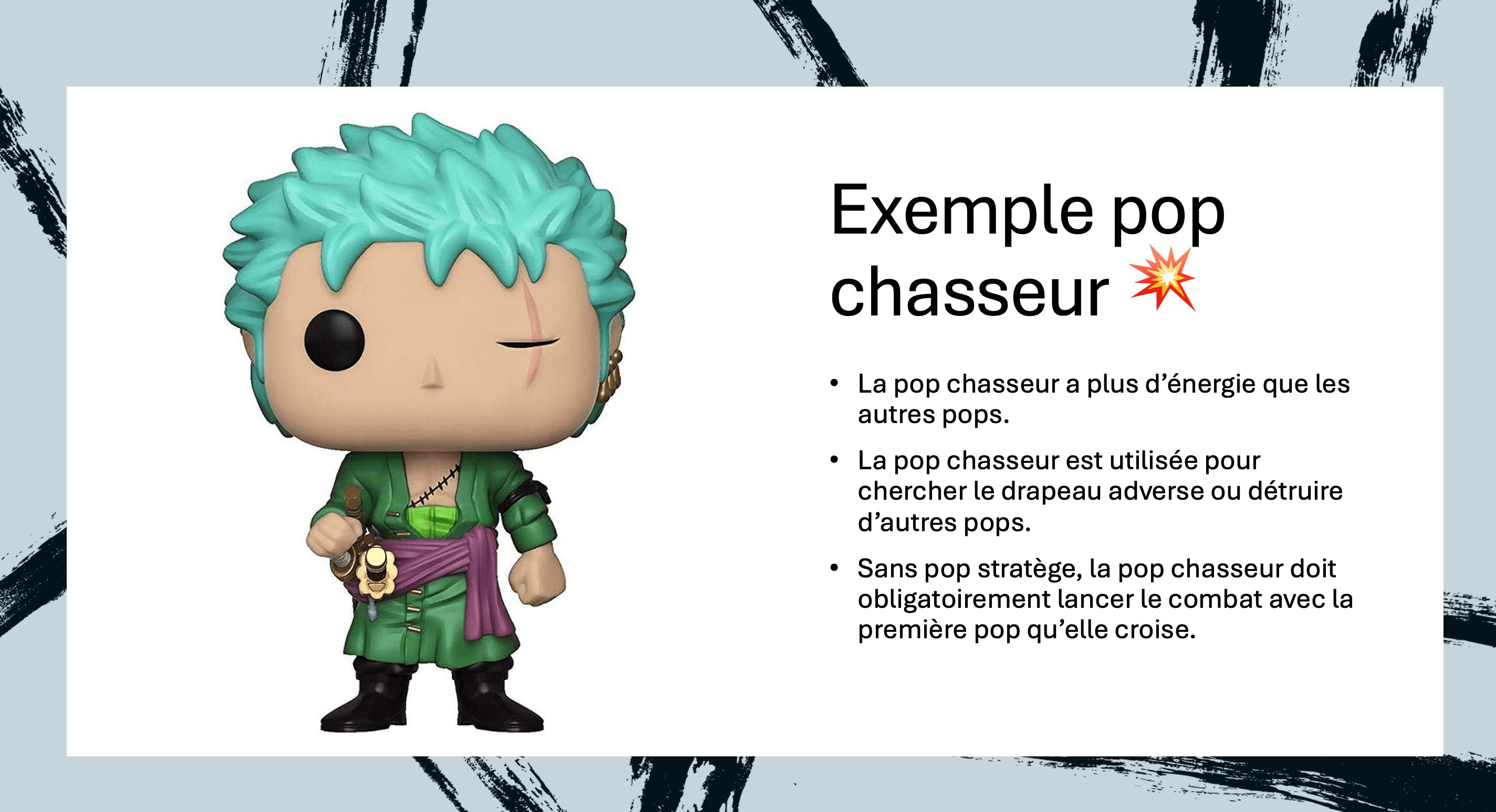 Pop wars ! Créer un jeu avec des figurines pops 2 Exemple de Pop Chasseur