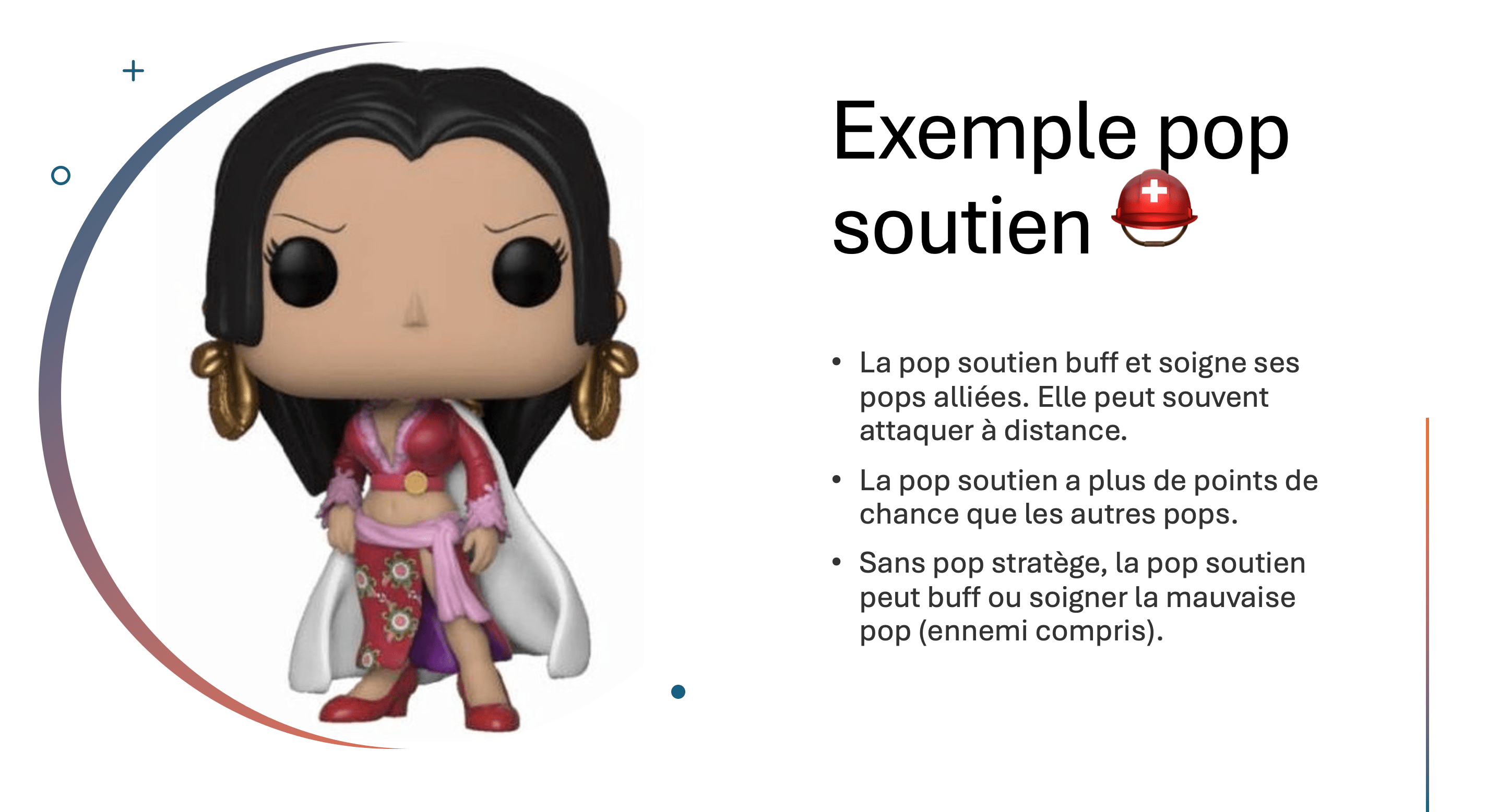 Pop wars ! Créer un jeu avec des figurines pops 4 Exemple de Pop Soutien