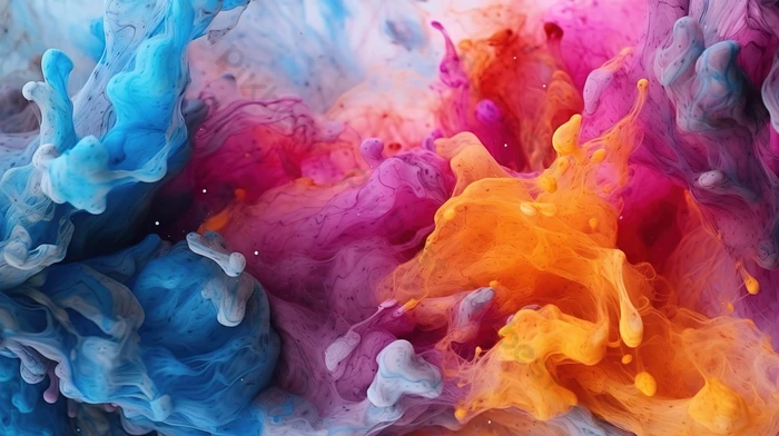 L'importance d'un code couleurs pour tes personnages de fiction 1 Color Palette Vibrant Abstract Art Of Colorful Liquids Blending On Water Surface 9908220