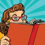 Depositphotos 119198574 Stock Illustration Young Lady Reading A Book