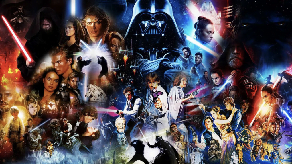 Origines et histoire du cinéma de genre 2ème partie (Années 70 et 80) 13 Affiche de la saga Star Wars