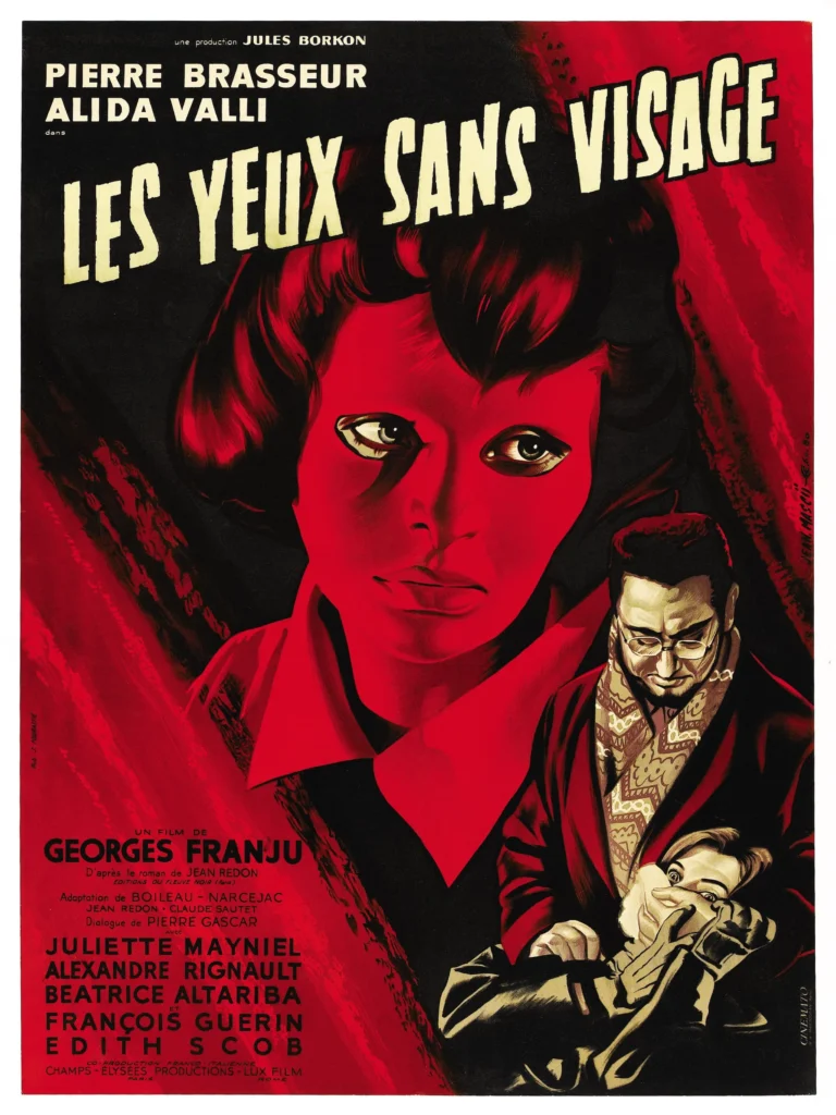 Origines et histoire du cinéma de genre 1ère partie (1895-1969) 13 Affiche du film Les Yeux sans Visage (1960)
