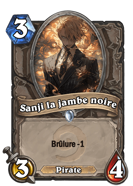 Crée tes propres cartes Hearthstone avec tes personnages préférés ! 6 Sanji Ht